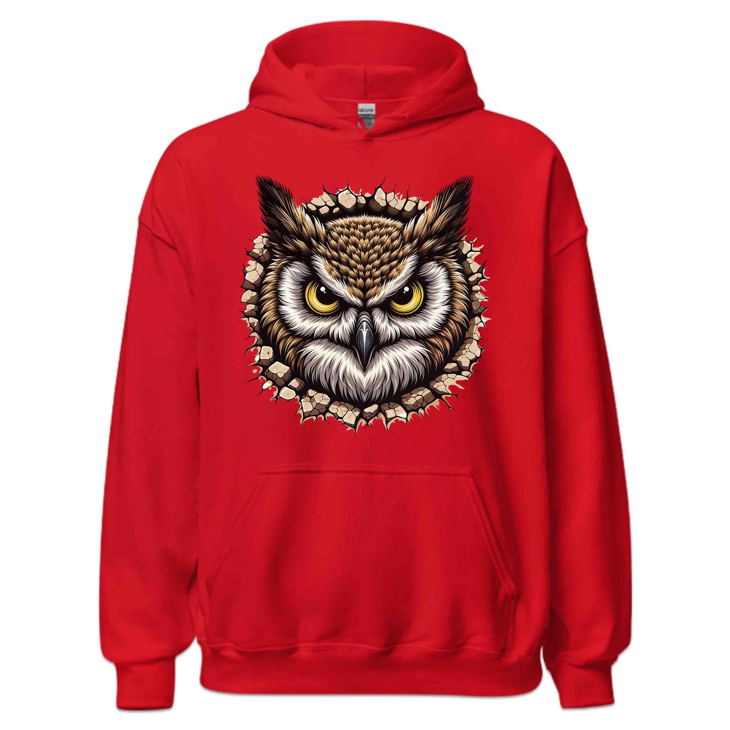 Owl Breaking Through Wall 3D Realistic Owl Nature Enthusiasts | PRODUCT CODE: OLWBRKNLANTUE