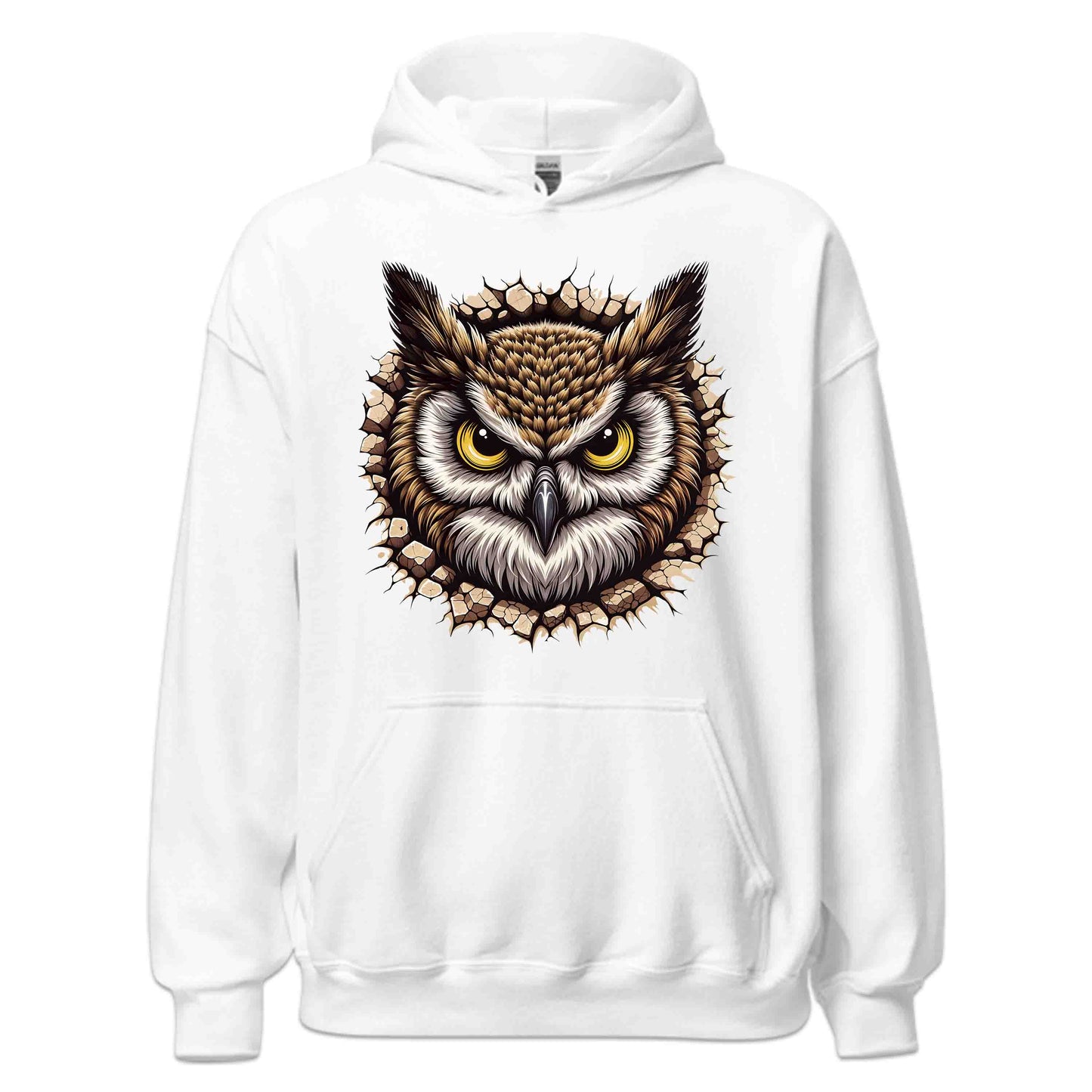 Owl Breaking Through Wall 3D Realistic Owl Nature Enthusiasts | PRODUCT CODE: OLWBRKNLANTUE