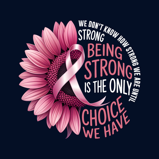 Pink Sunflower Ribbon T-Shirt, Breast Cancer Warrior Sweatshirt, Strong Survivor Hoodie | PRODUCT CODE: PKEWNSDKJ