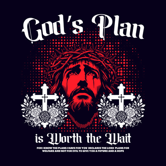 God's Plan Is Worth the Wait Christian Jeremiah 29:11 Bible Verse | PRODUCT CODE: PLGDOSIWRHYT