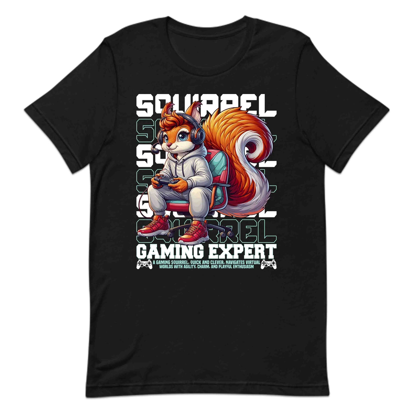 Playful Squirrel Gamer Squirrel Gaming Expert | PRODUCT CODE: PLSQURGMEXVD