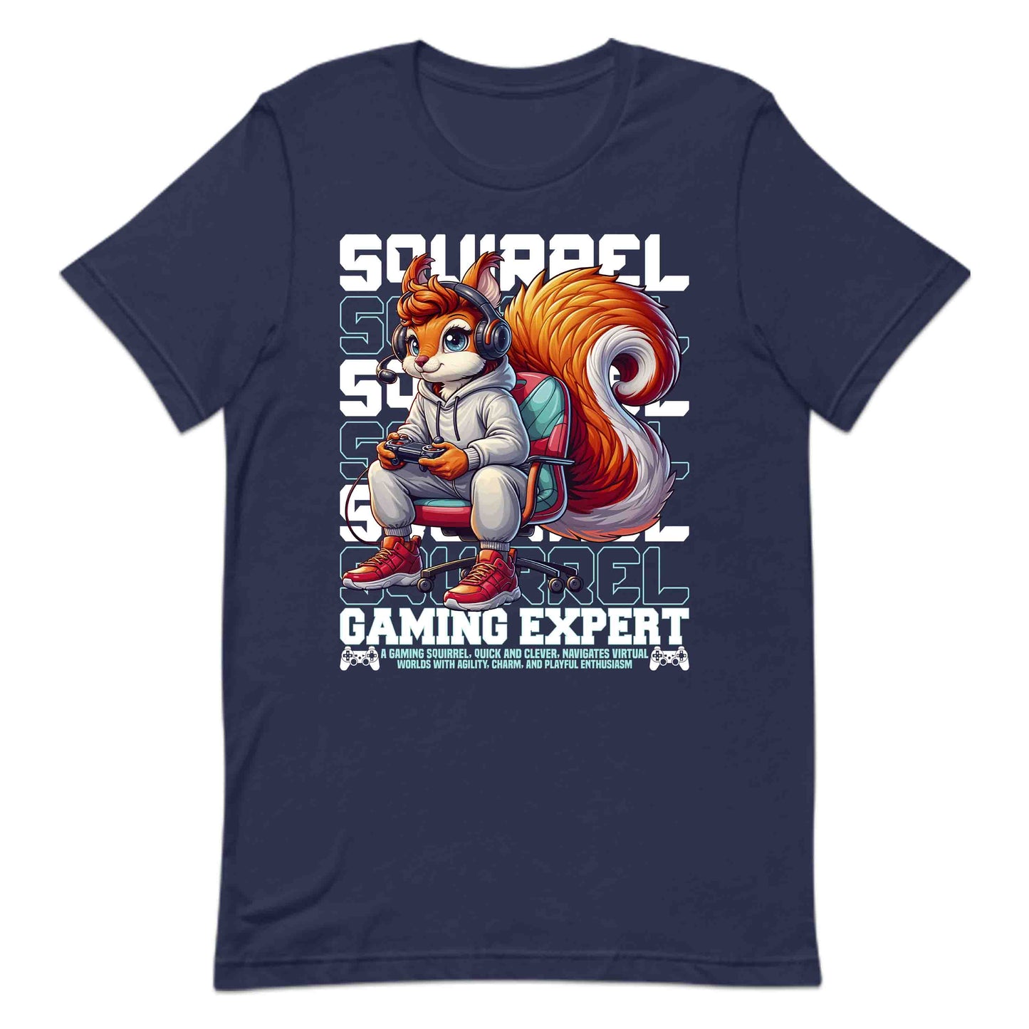 Playful Squirrel Gamer Squirrel Gaming Expert | PRODUCT CODE: PLSQURGMEXVD