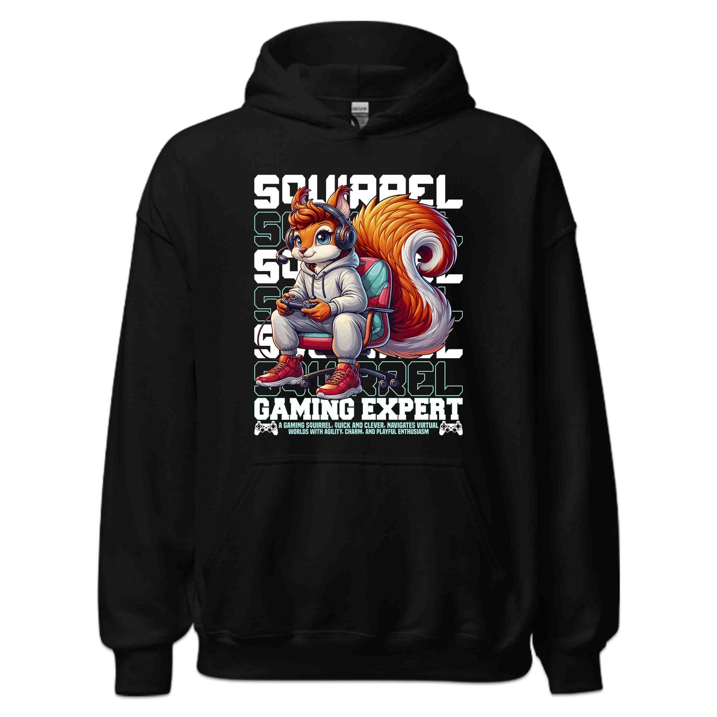 Playful Squirrel Gamer Squirrel Gaming Expert | PRODUCT CODE: PLSQURGMEXVD