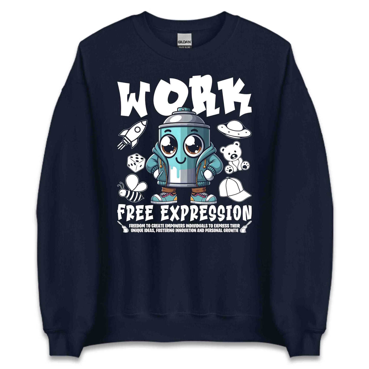 Graffiti Spray Can Character Work Free Expression | PRODUCT CODE: PNTWRKEFEXS