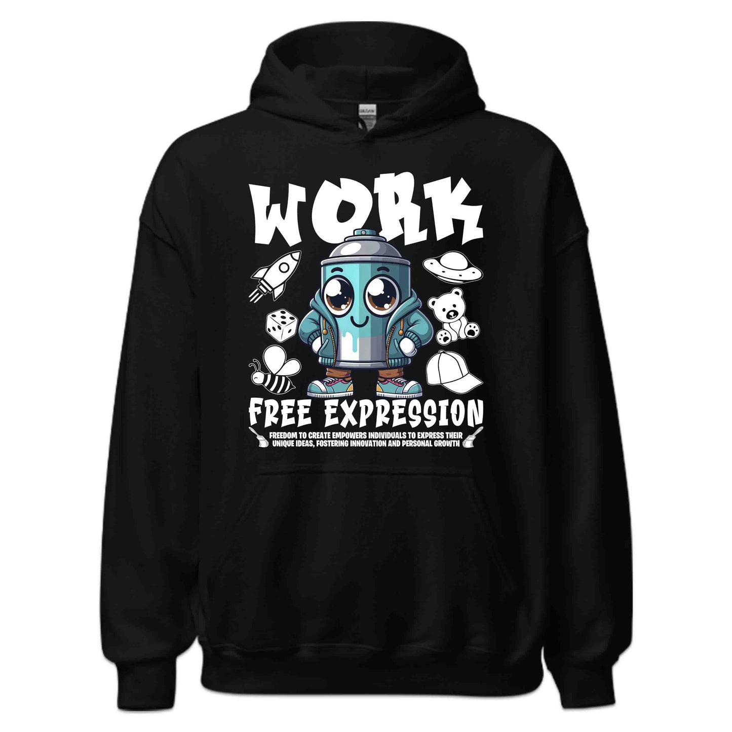 Graffiti Spray Can Character Work Free Expression | PRODUCT CODE: PNTWRKEFEXS