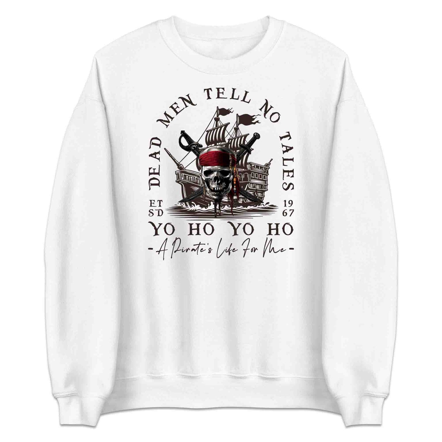 Dead Men Tell No Tales T-Shirt, Pirate Skull Jumper & Caribbean Hoodie – Retro Disney Pirate Apparel | PRODUCT CODE: PRDTMJC