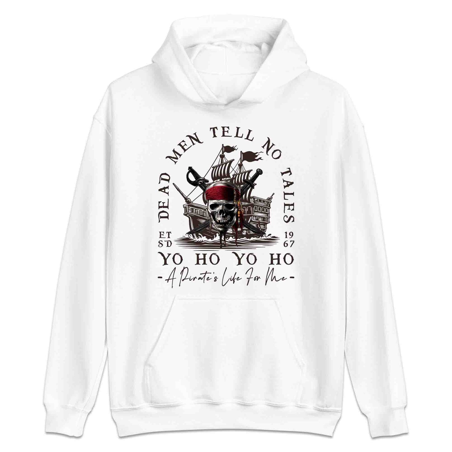 Dead Men Tell No Tales T-Shirt, Pirate Skull Jumper & Caribbean Hoodie – Retro Disney Pirate Apparel | PRODUCT CODE: PRDTMJC