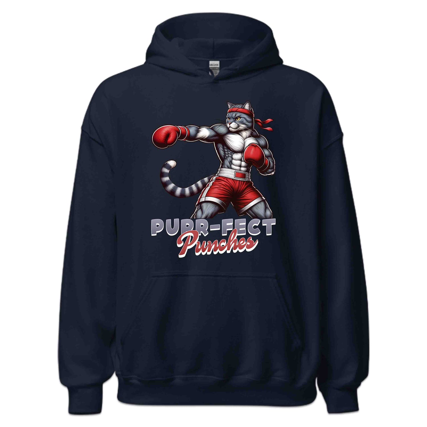 Purr-fect Punches Muscular Boxing Cat | PRODUCT CODE: PRFTCNHMUBXNA