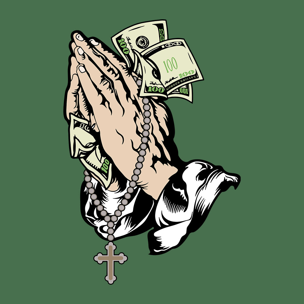 Praying Hands Rosary Bead Money Cross | PRODUCT CODE: PRYHNDRSB