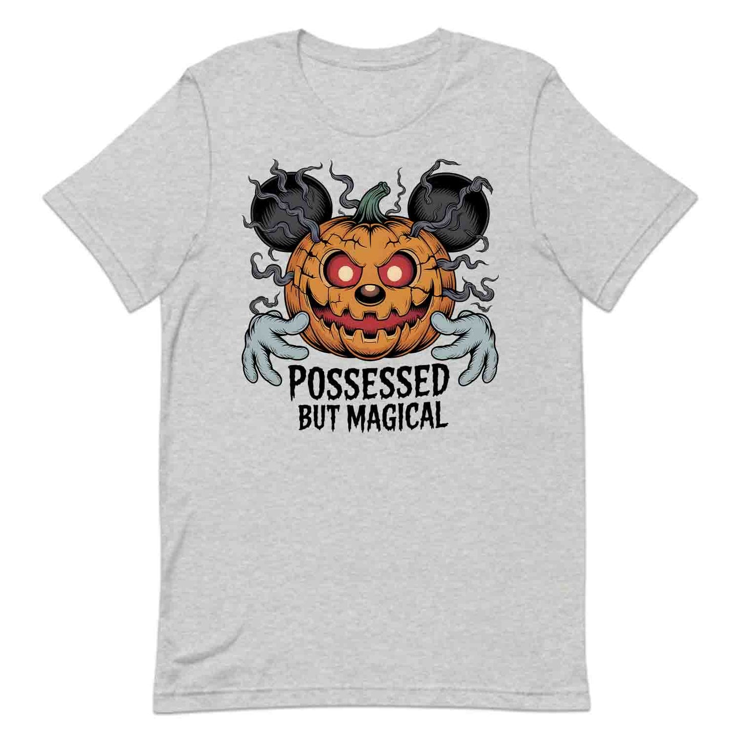 Possessed But Magical Mickey Pumpkin T-Shirt, Disney Halloween Sweatshirt, Spooky Cartoon Hoodie | PRODUCT CODE: PSANWERGNM