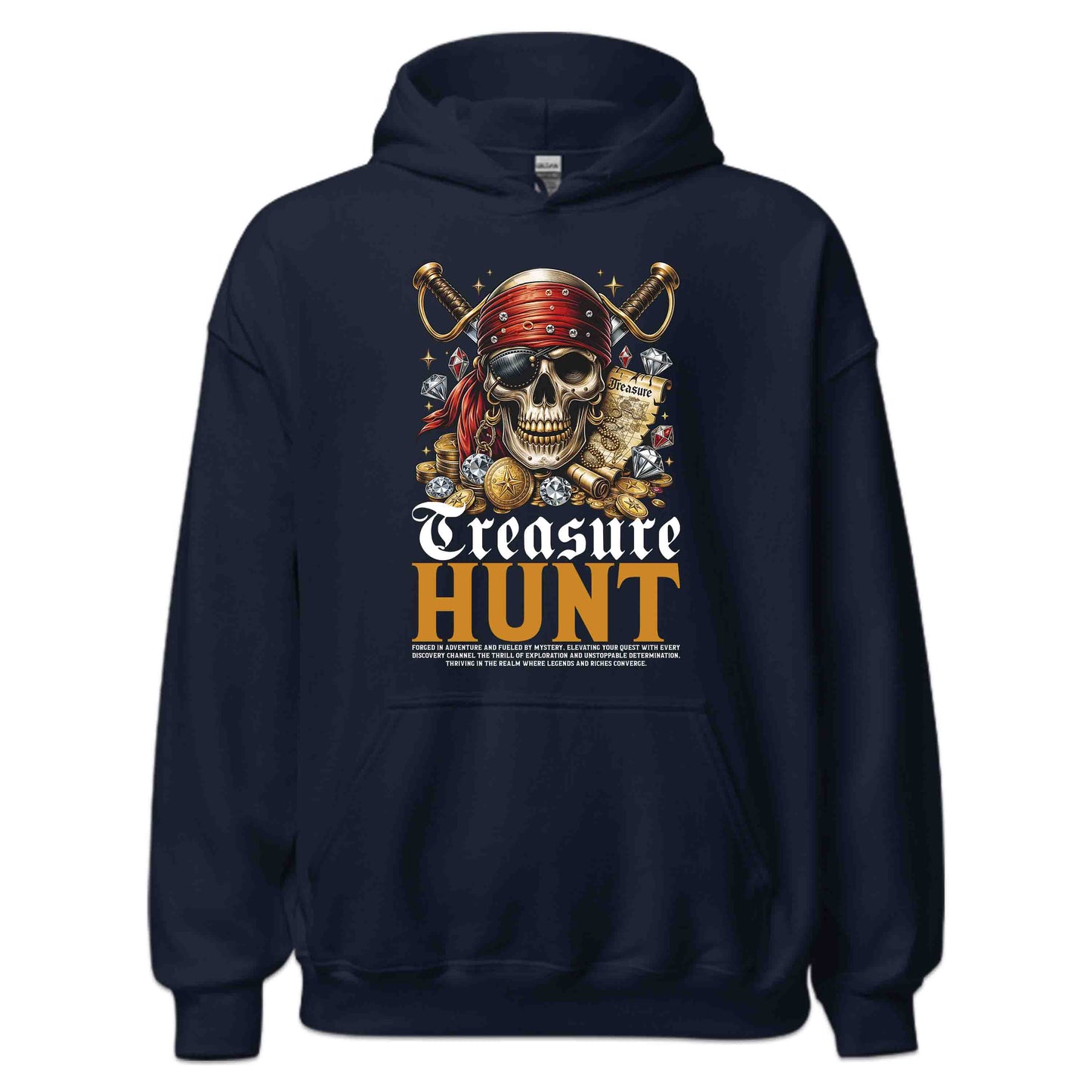 Pirate Treasure Hunt Skull Mystery Lovers Treasure Map & Gold Coins | PRODUCT CODE: PTRSUEHNMYLV