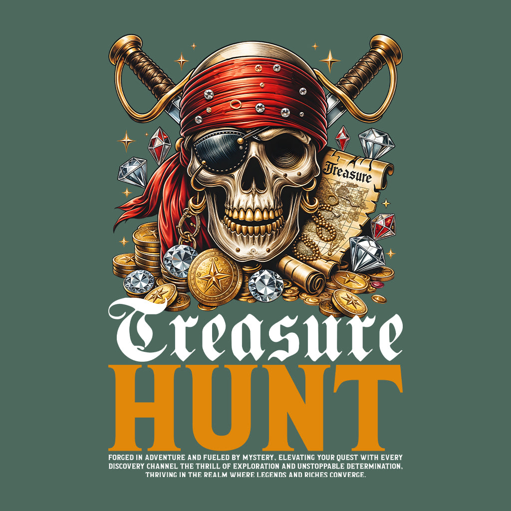 Pirate Treasure Hunt Skull Mystery Lovers Treasure Map & Gold Coins | PRODUCT CODE: PTRSUEHNMYLV
