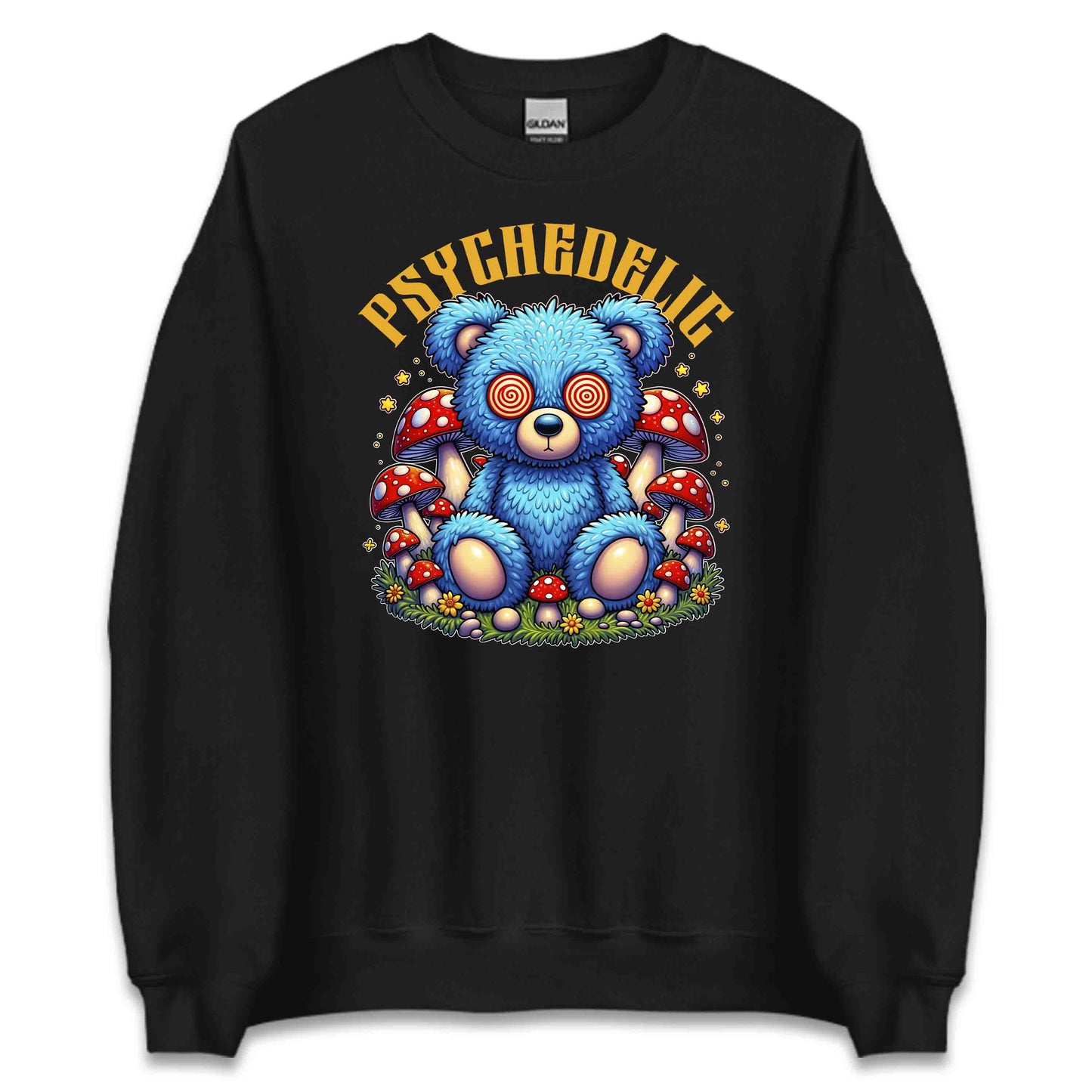 Psychedelic Bear Mushrooms & Hypnotic Spiral Eyes | PRODUCT CODE: PYDSLECBRMU
