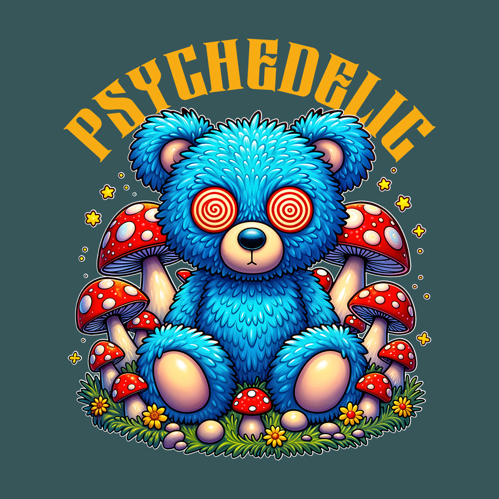 Psychedelic Bear Mushrooms & Hypnotic Spiral Eyes | PRODUCT CODE: PYDSLECBRMU