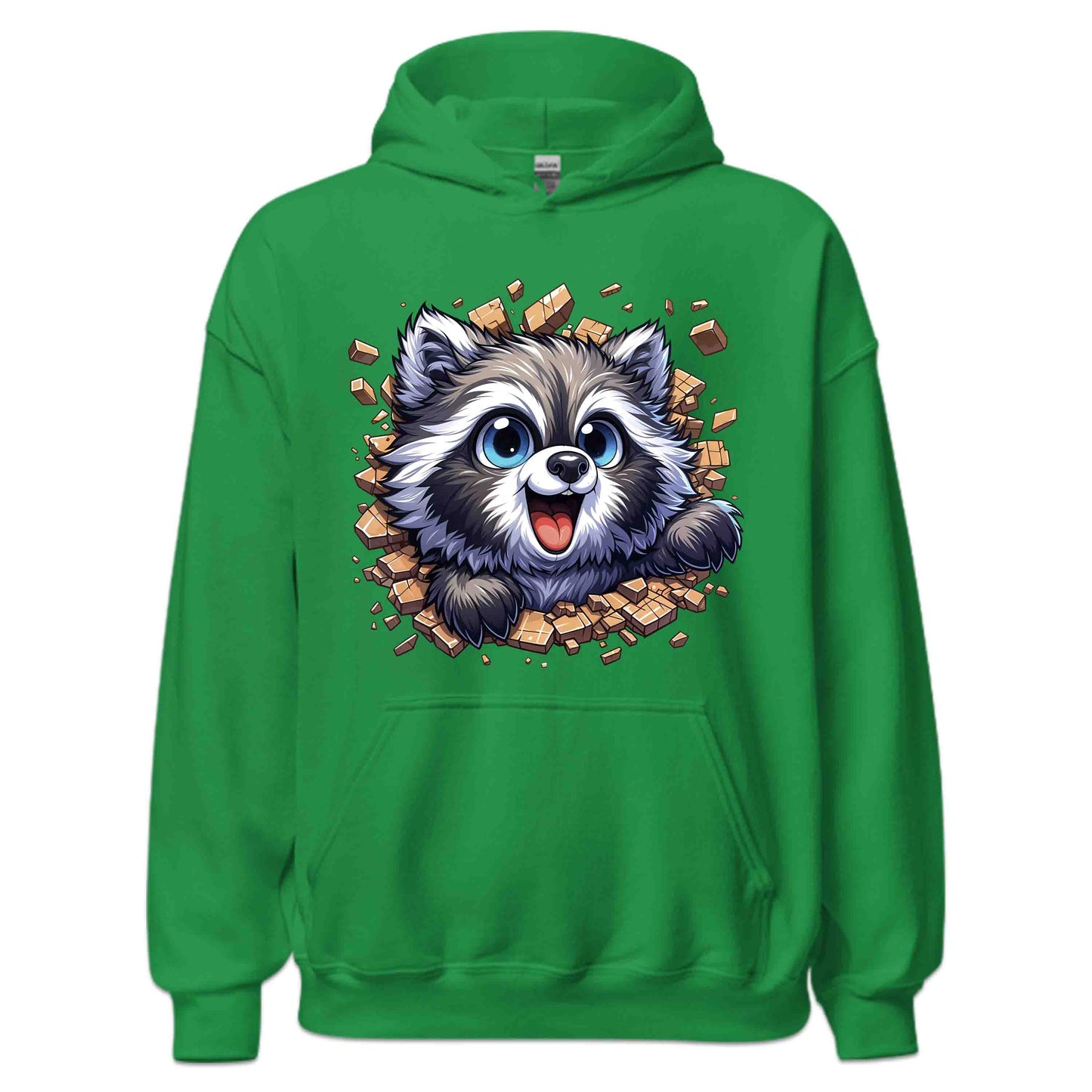 Raccoon Breaking Through Wall 3D Realistic Adorable Animal | PRODUCT CODE: RCNBKGWLHV