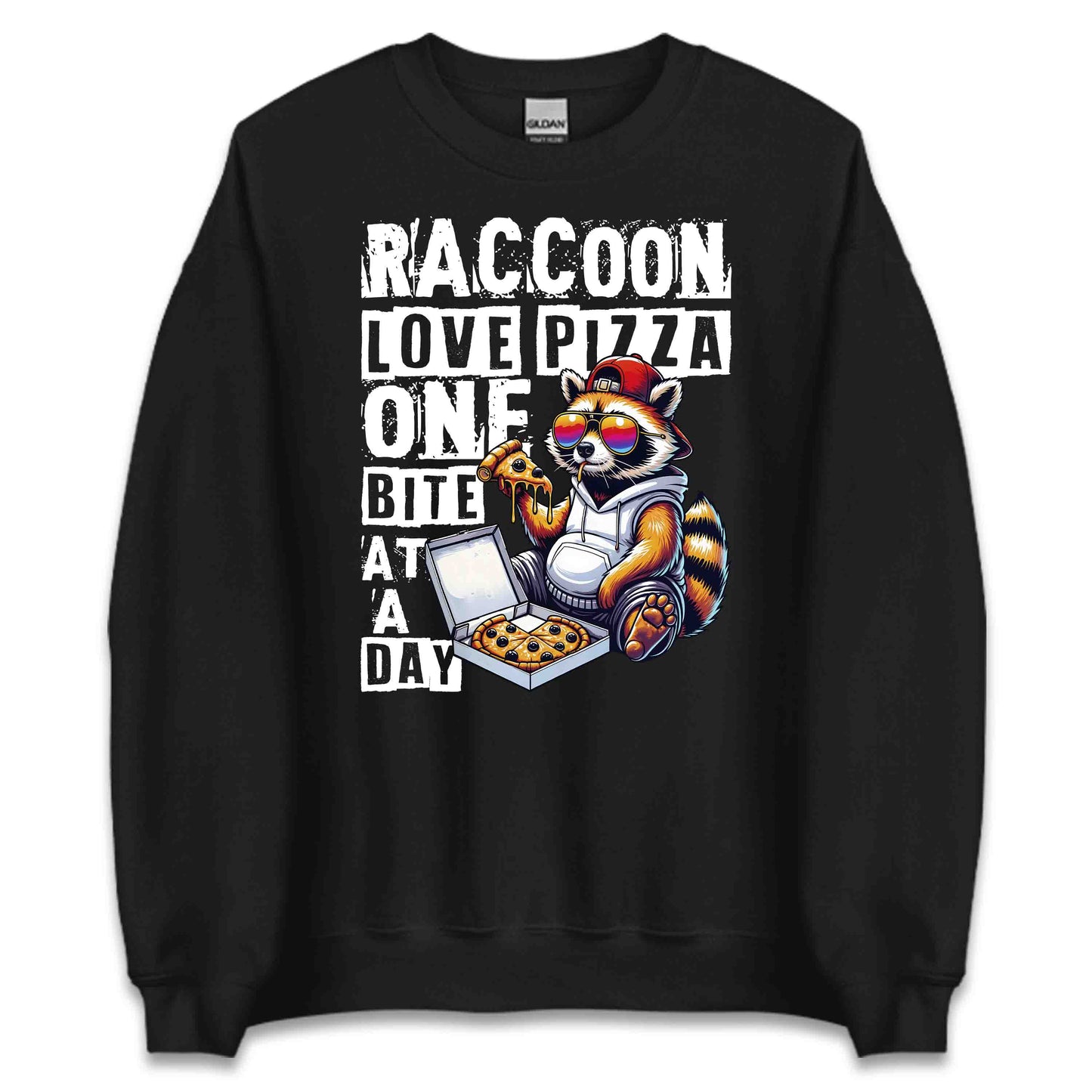 Funny Pizza Loving Quirky Raccoon With Sunglasses Hilarious Pizza Humor | PRODUCT CODE: RCNIOPANSZKLE