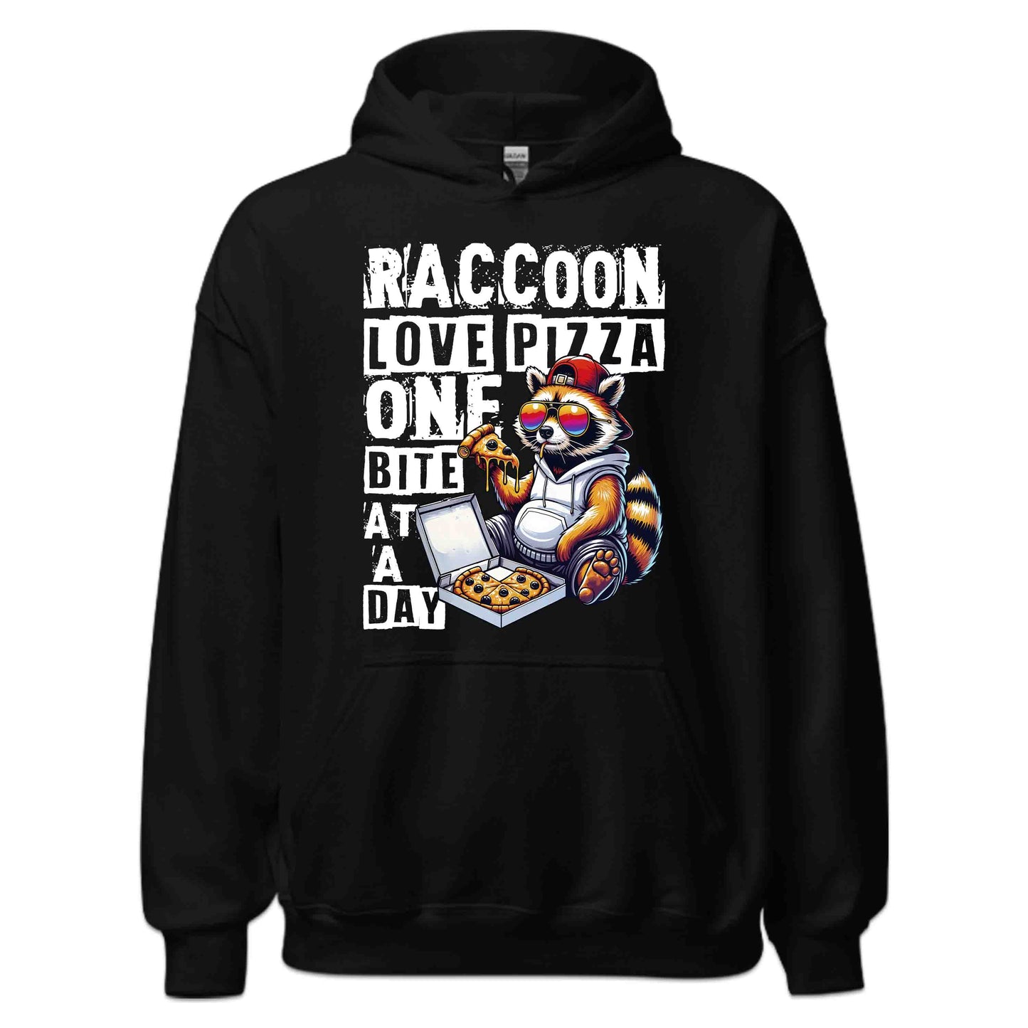 Funny Pizza Loving Quirky Raccoon With Sunglasses Hilarious Pizza Humor | PRODUCT CODE: RCNIOPANSZKLE