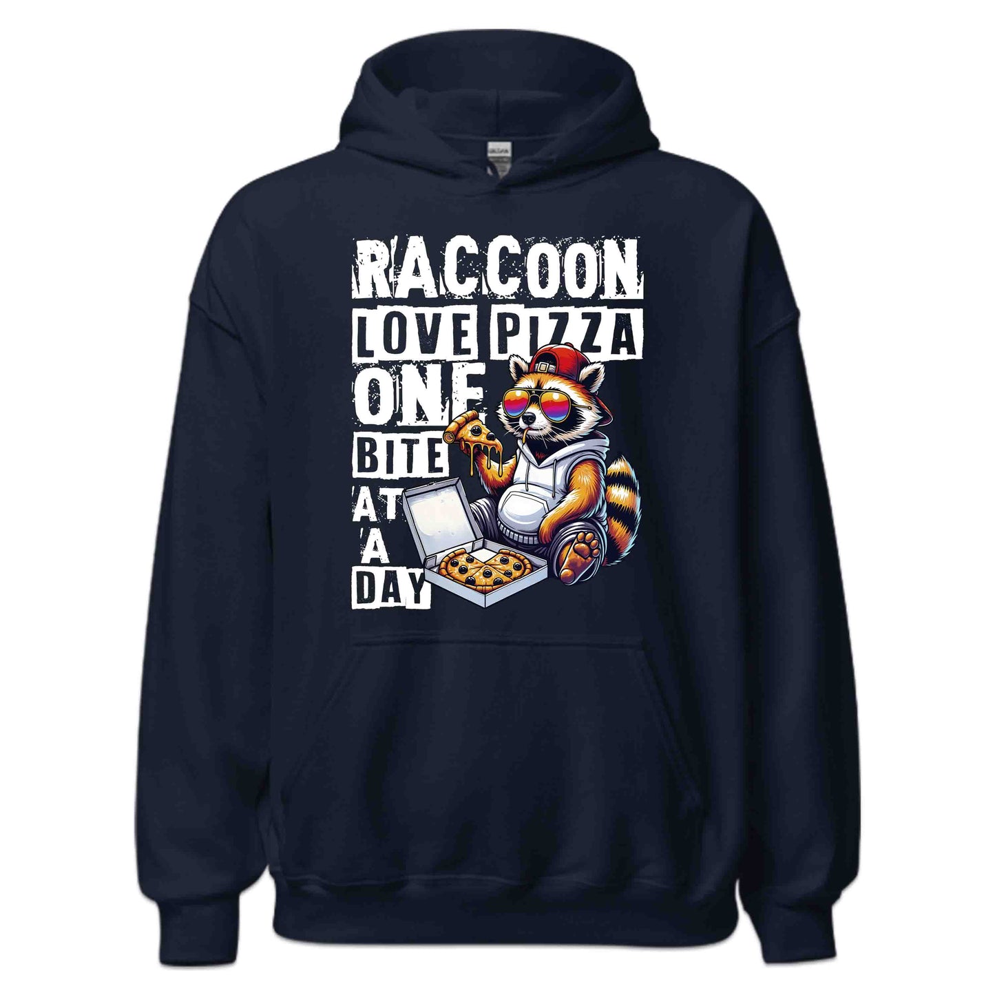Funny Pizza Loving Quirky Raccoon With Sunglasses Hilarious Pizza Humor | PRODUCT CODE: RCNIOPANSZKLE