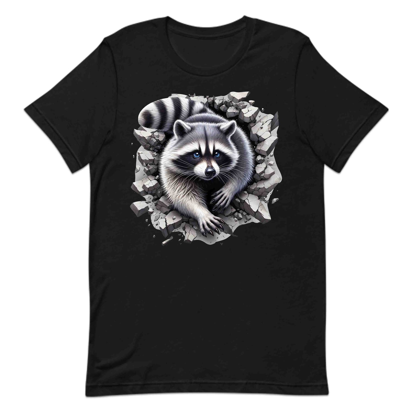 Raccoon Breaking Through Wall 3D Realistic Raccoon | PRODUCT CODE: RCNOBRKFRTEX