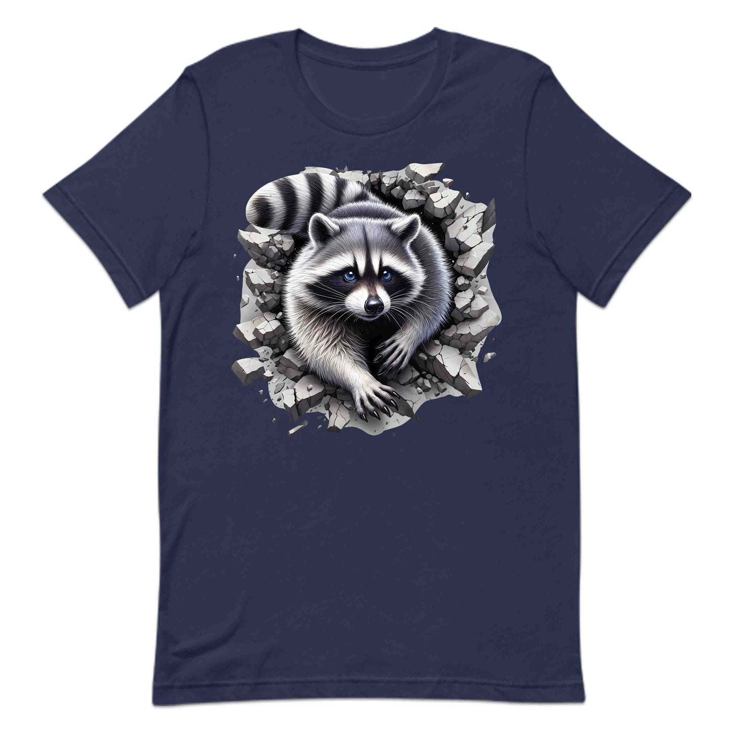 Raccoon Breaking Through Wall 3D Realistic Raccoon | PRODUCT CODE: RCNOBRKFRTEX