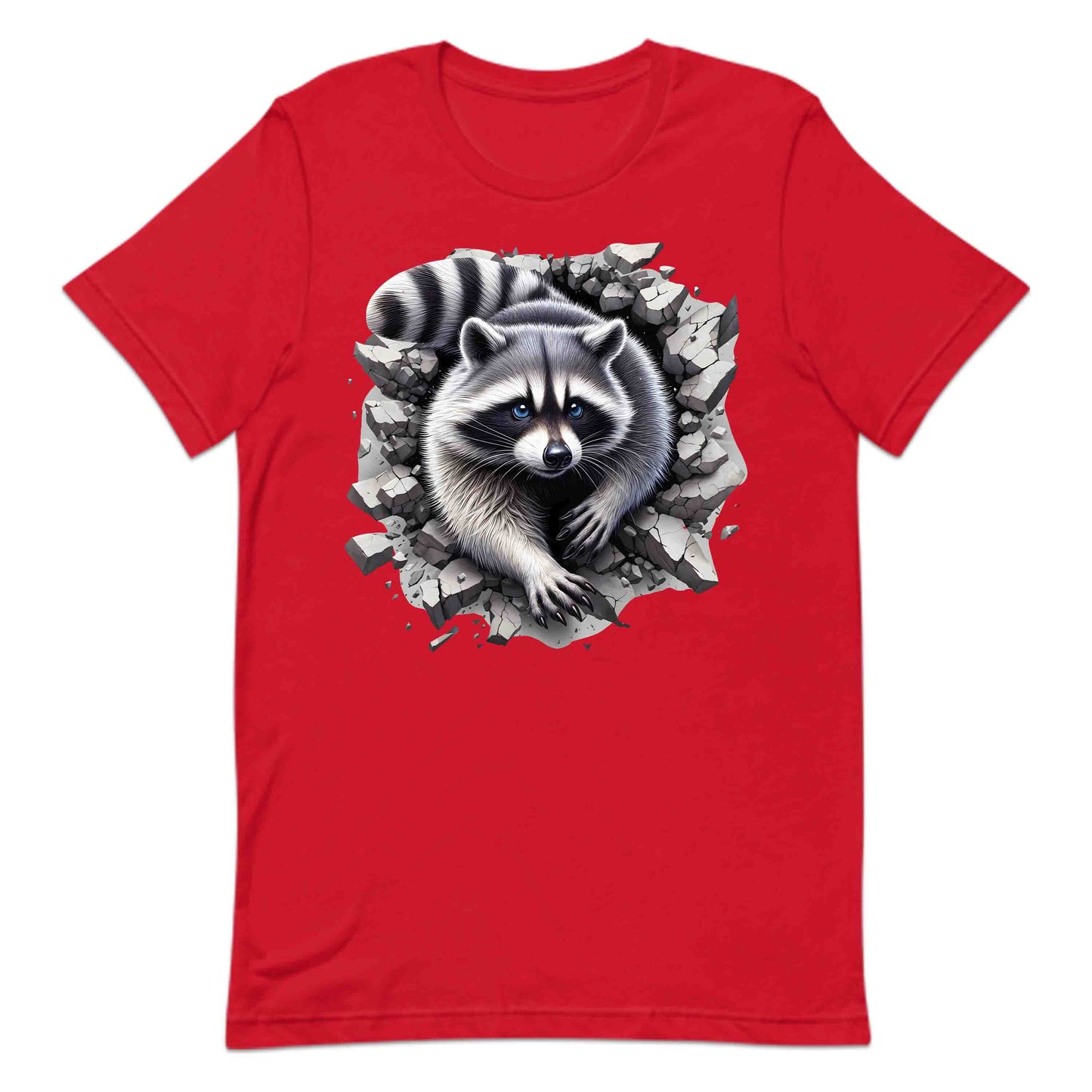 Raccoon Breaking Through Wall 3D Realistic Raccoon | PRODUCT CODE: RCNOBRKFRTEX