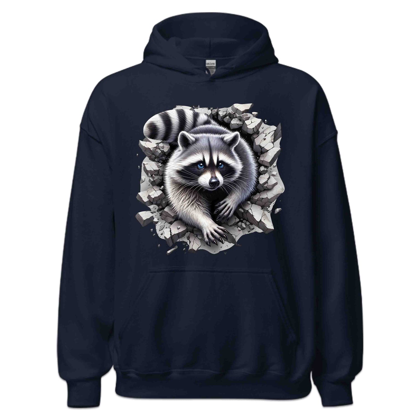 Raccoon Breaking Through Wall 3D Realistic Raccoon | PRODUCT CODE: RCNOBRKFRTEX