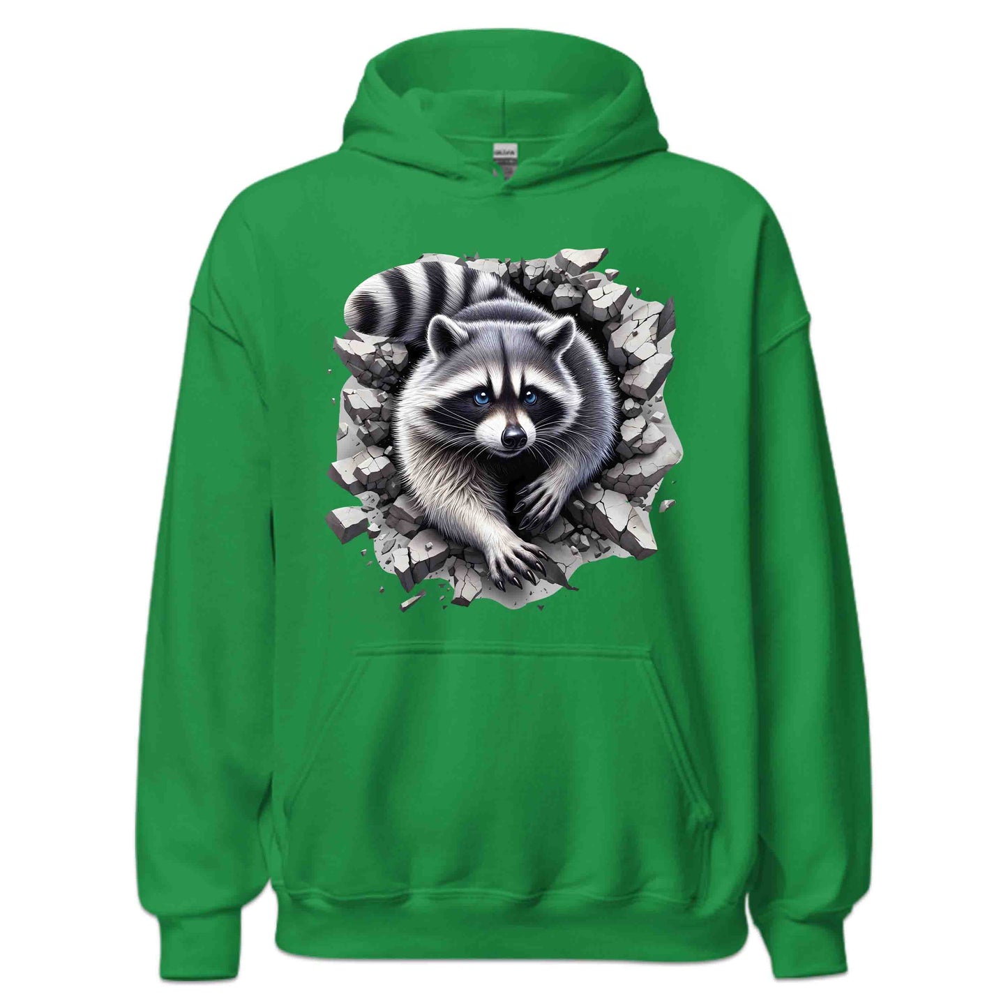 Raccoon Breaking Through Wall 3D Realistic Raccoon | PRODUCT CODE: RCNOBRKFRTEX