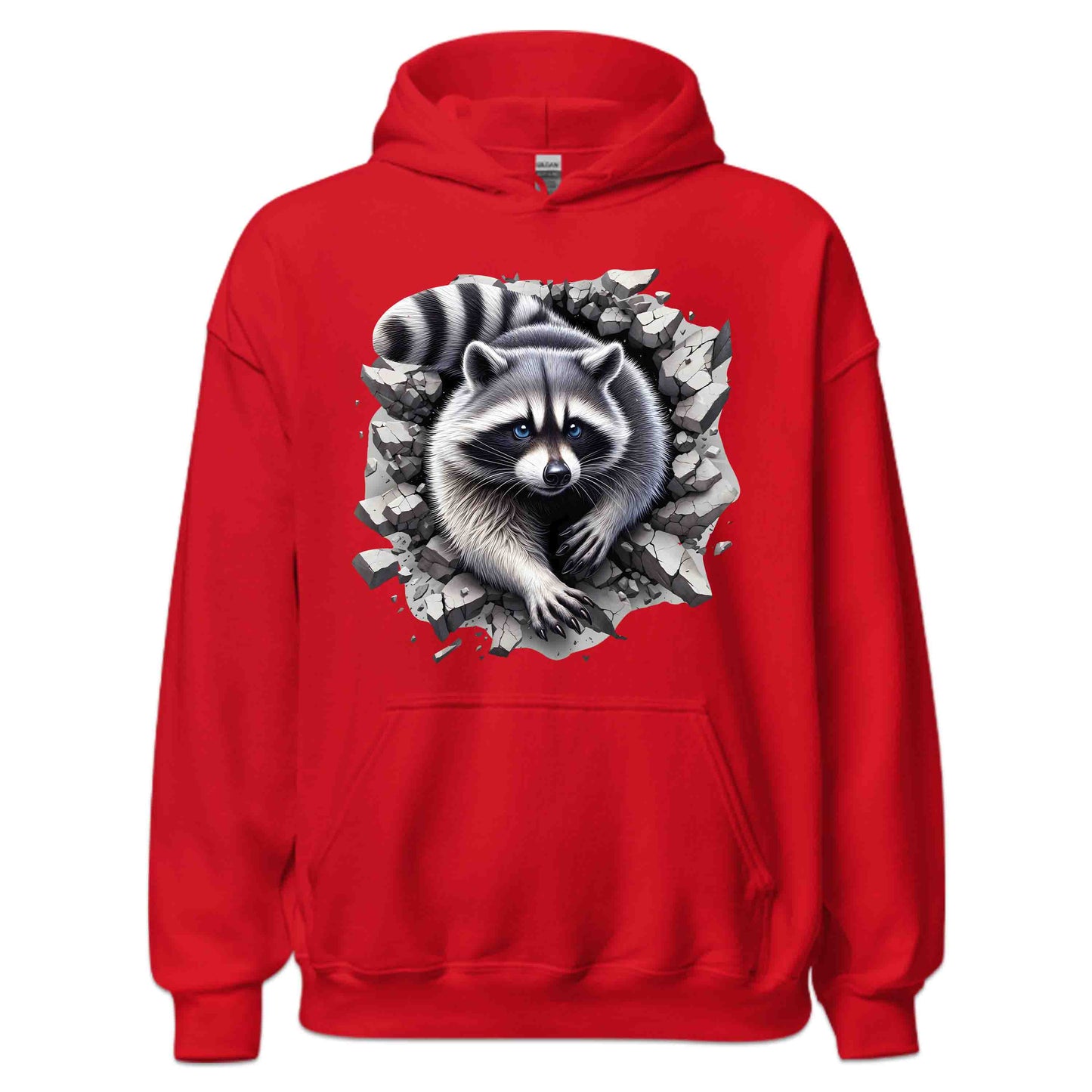Raccoon Breaking Through Wall 3D Realistic Raccoon | PRODUCT CODE: RCNOBRKFRTEX