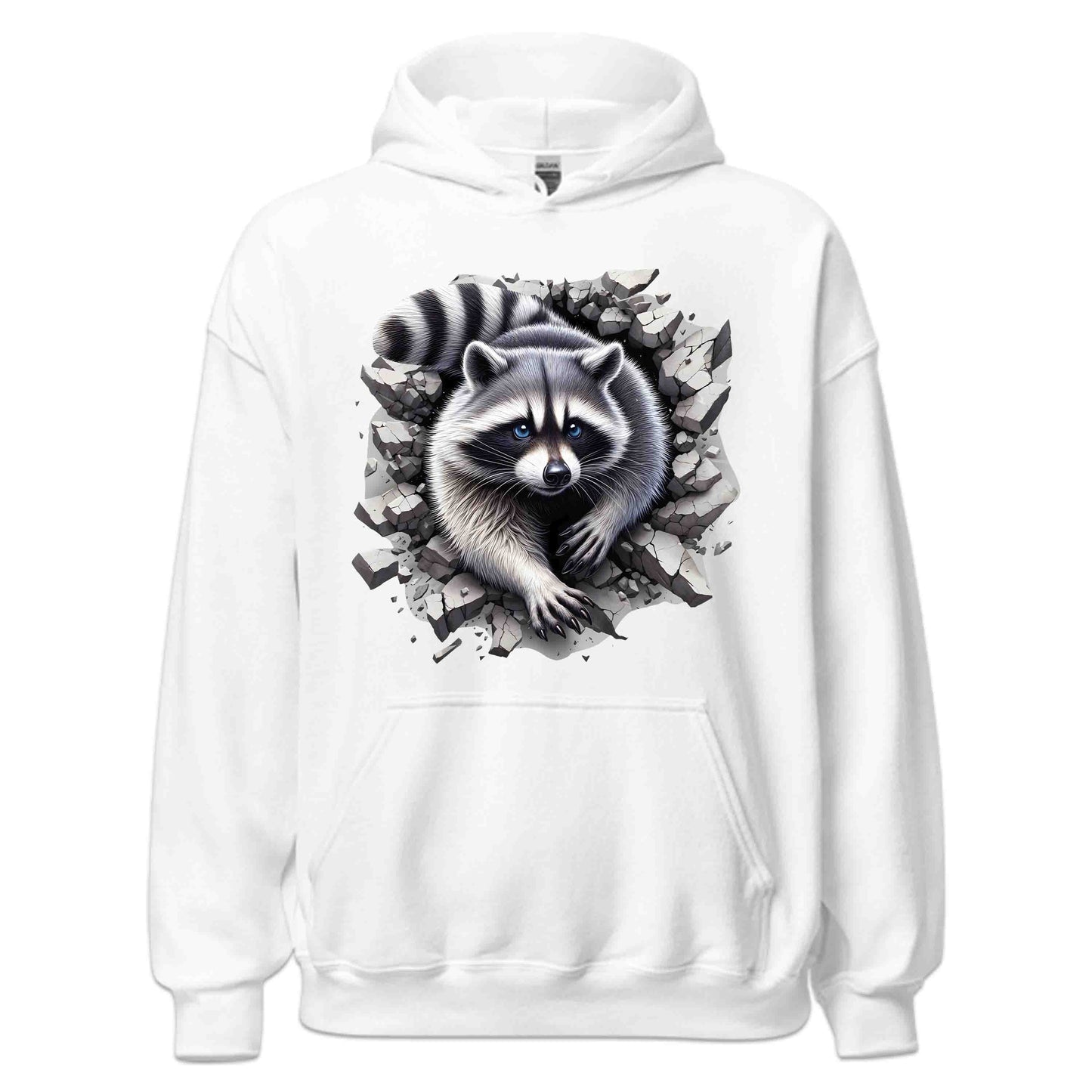 Raccoon Breaking Through Wall 3D Realistic Raccoon | PRODUCT CODE: RCNOBRKFRTEX