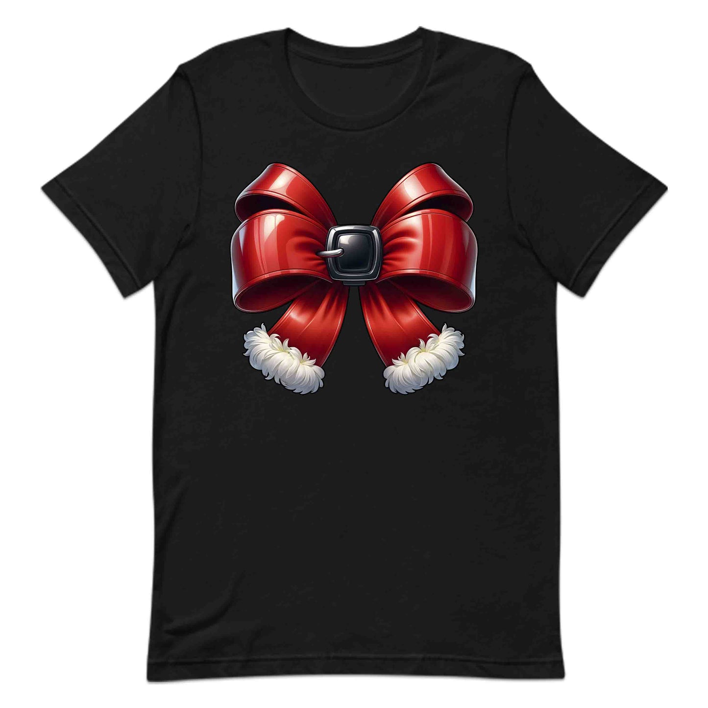 Christmas Coquette Bow Xmas Red Santa Belt Bow | PRODUCT CODE: RDECHRWONWB