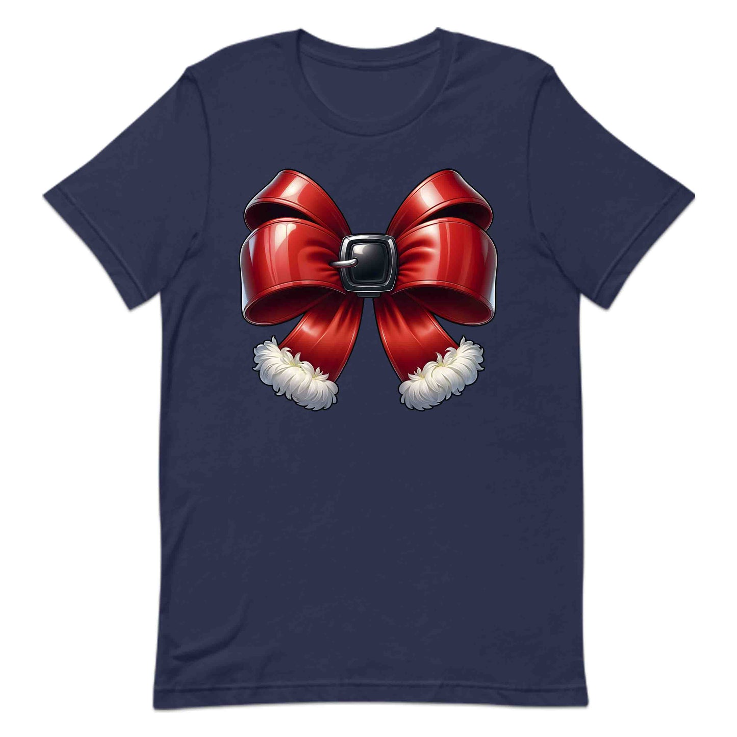 Christmas Coquette Bow Xmas Red Santa Belt Bow | PRODUCT CODE: RDECHRWONWB