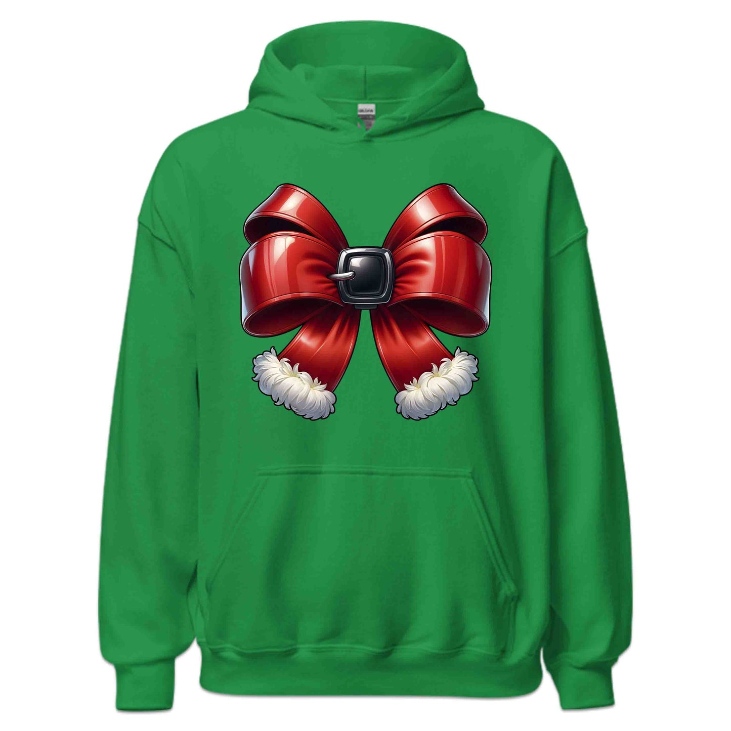 Christmas Coquette Bow Xmas Red Santa Belt Bow | PRODUCT CODE: RDECHRWONWB
