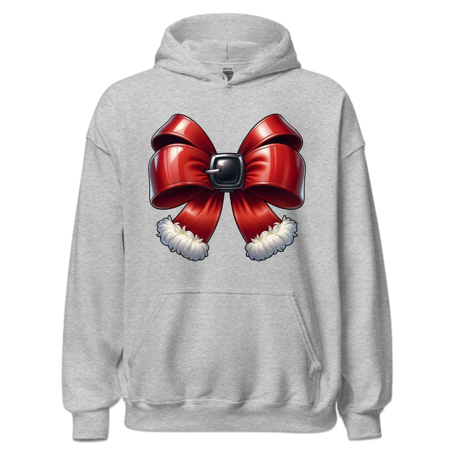 Christmas Coquette Bow Xmas Red Santa Belt Bow | PRODUCT CODE: RDECHRWONWB