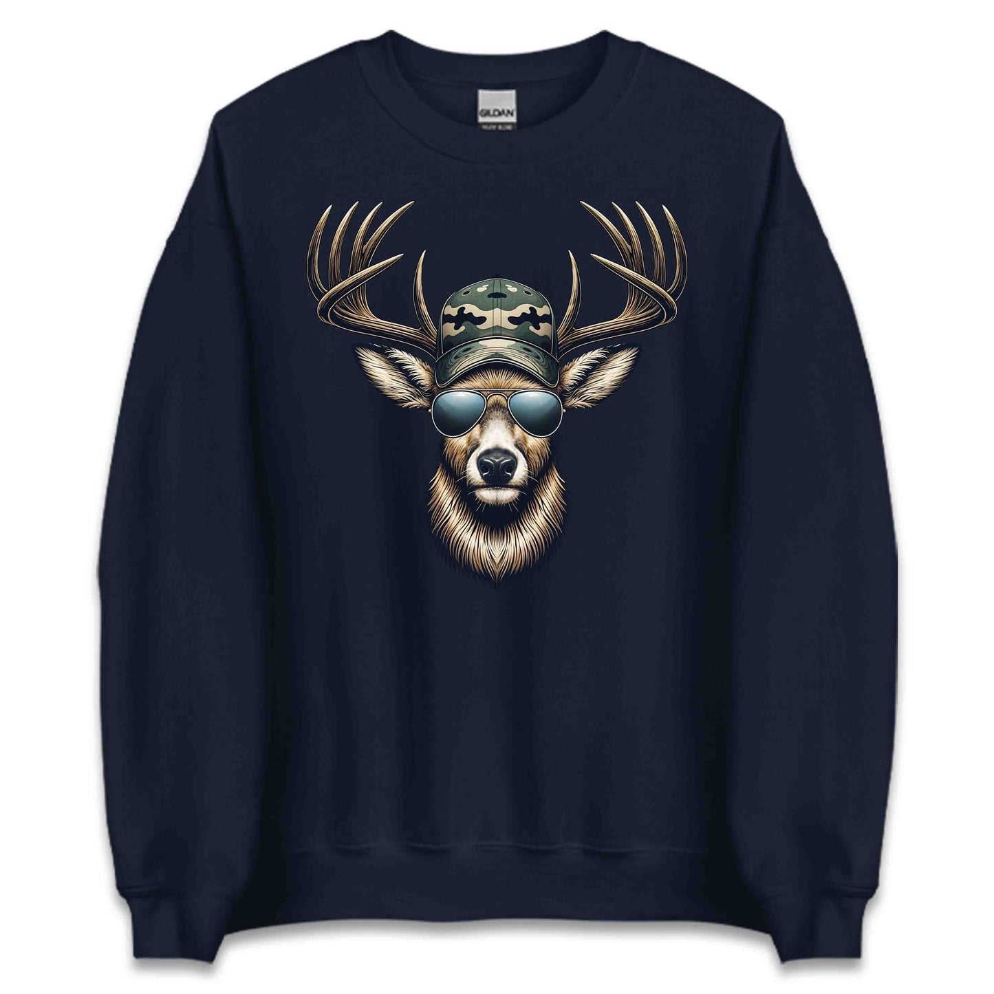 Trendy Deer Hunter Buck Deer With Sunglasses Wildlife Hunting | PRODUCT CODE: RDYNDREHNUT