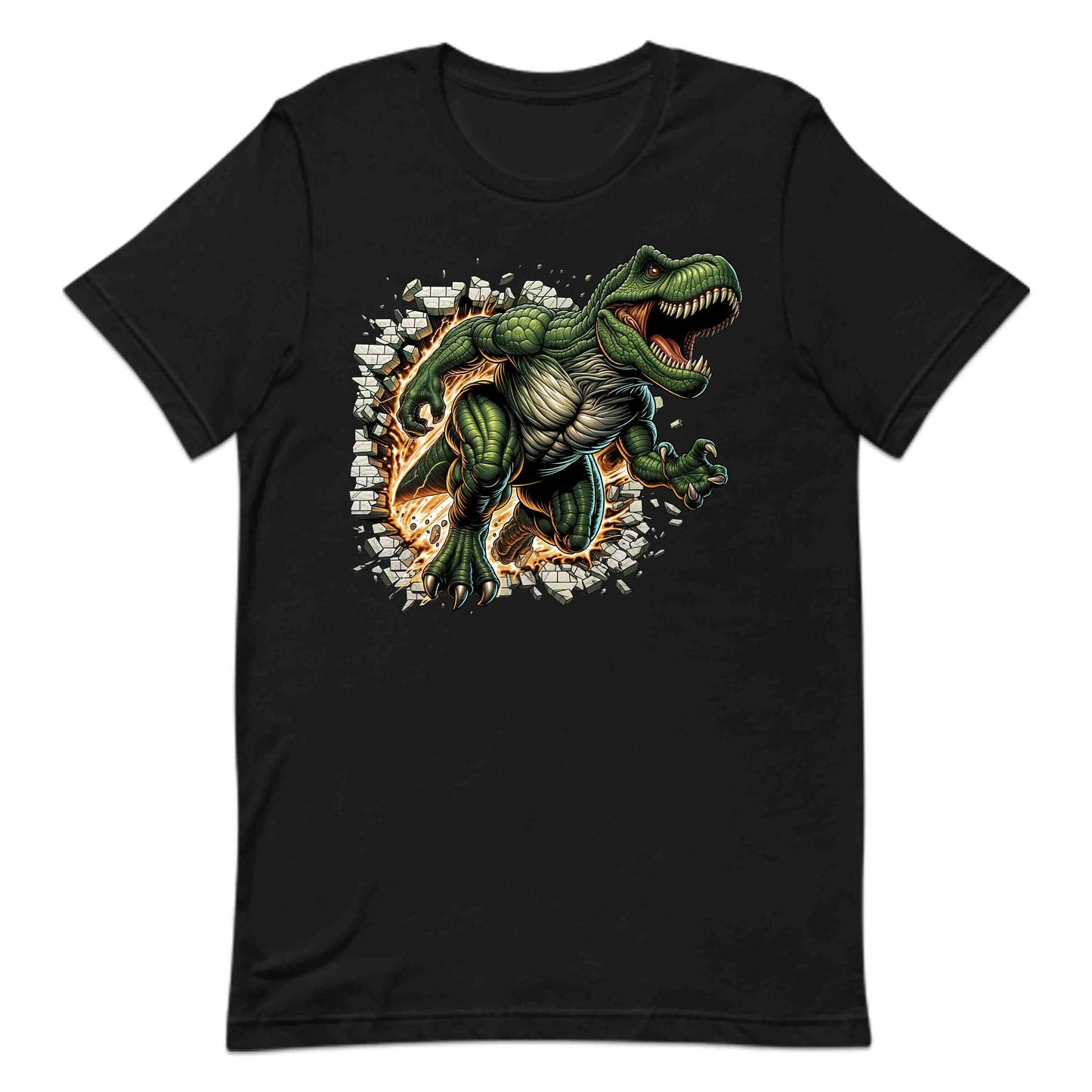 T-Rex Breaking Through Wall Epic Roaring 3D Realistic Jurassic Dino | PRODUCT CODE: REBKNGWSMHEP