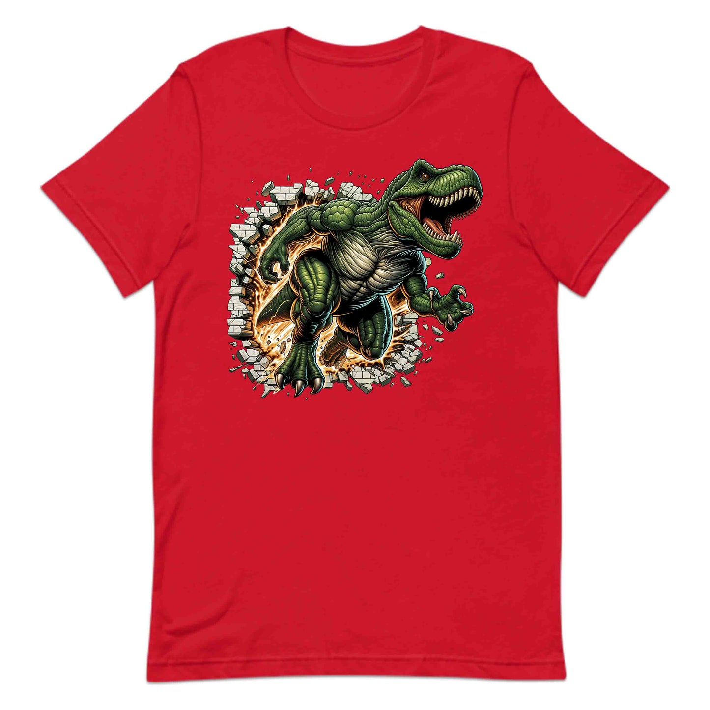 T-Rex Breaking Through Wall Epic Roaring 3D Realistic Jurassic Dino | PRODUCT CODE: REBKNGWSMHEP