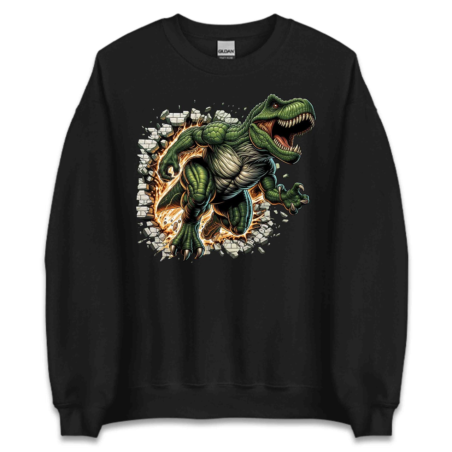 T-Rex Breaking Through Wall Epic Roaring 3D Realistic Jurassic Dino | PRODUCT CODE: REBKNGWSMHEP