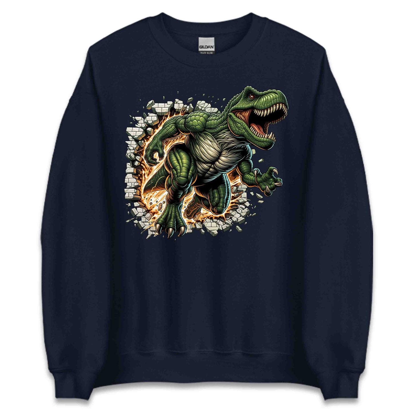 T-Rex Breaking Through Wall Epic Roaring 3D Realistic Jurassic Dino | PRODUCT CODE: REBKNGWSMHEP