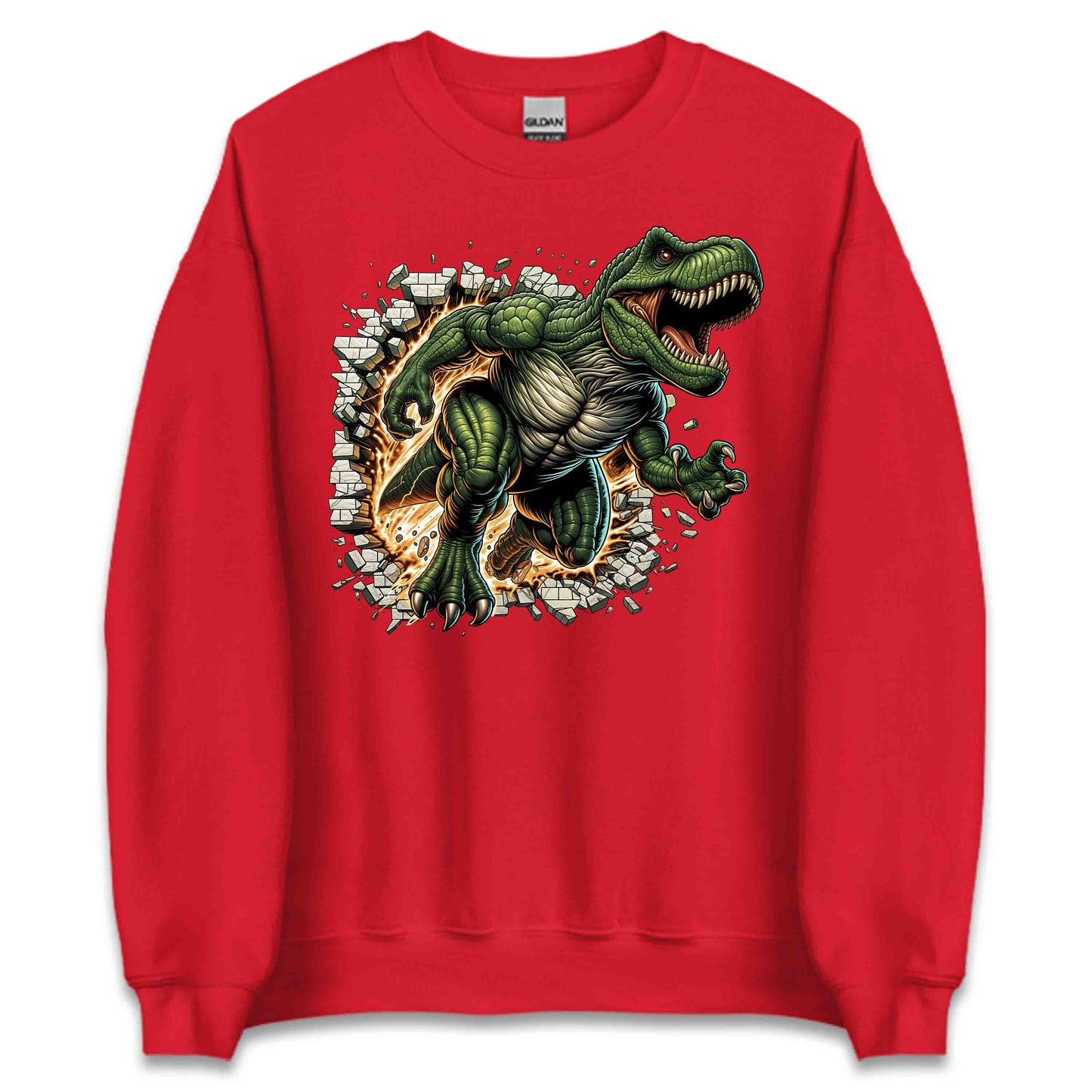 T-Rex Breaking Through Wall Epic Roaring 3D Realistic Jurassic Dino | PRODUCT CODE: REBKNGWSMHEP