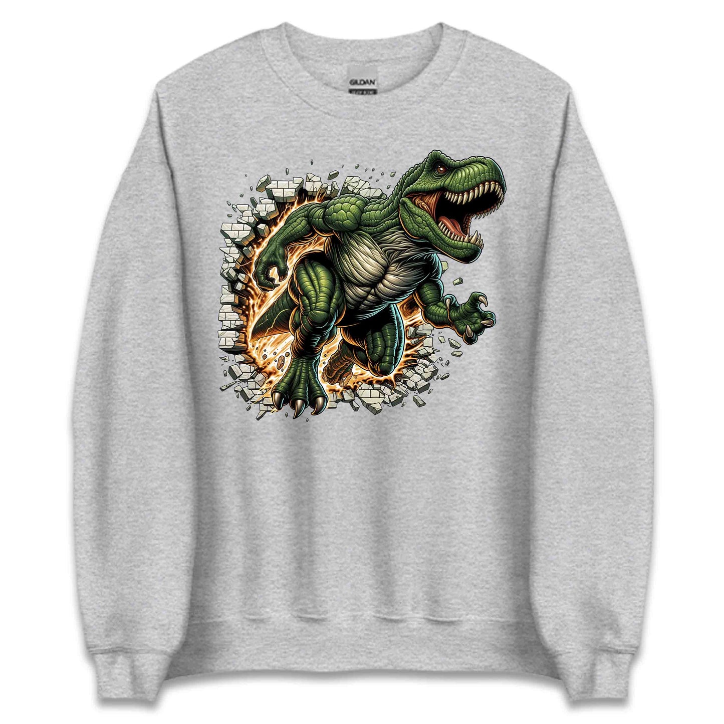T-Rex Breaking Through Wall Epic Roaring 3D Realistic Jurassic Dino | PRODUCT CODE: REBKNGWSMHEP