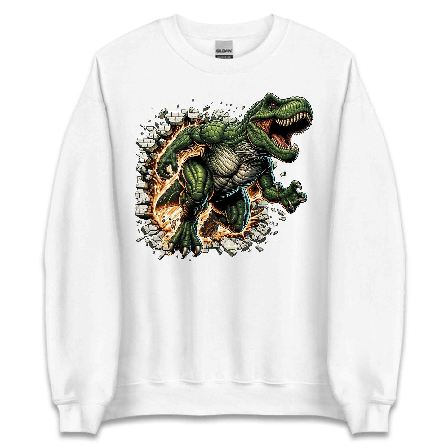 T-Rex Breaking Through Wall Epic Roaring 3D Realistic Jurassic Dino | PRODUCT CODE: REBKNGWSMHEP