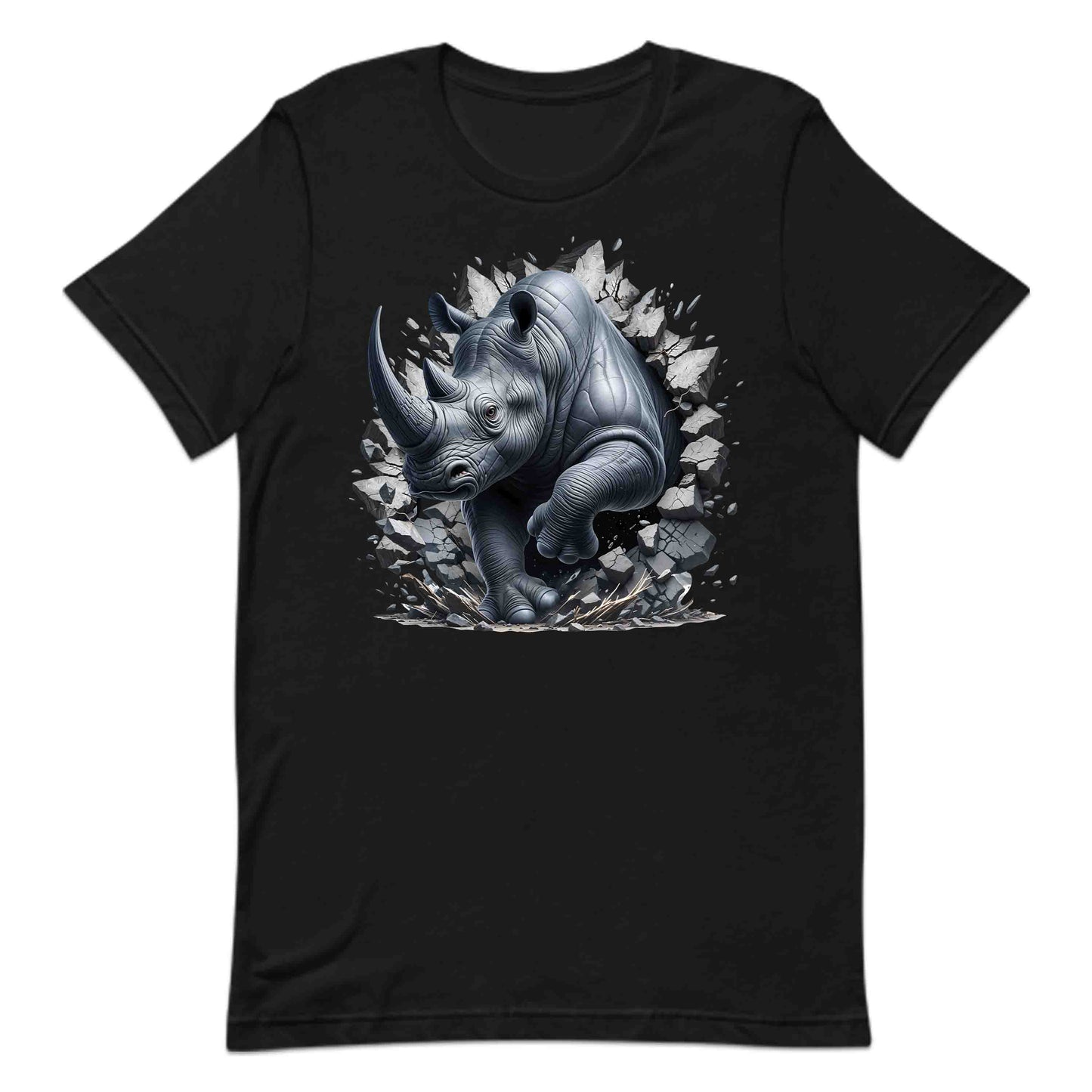 Rhinoceros Breaking Through Wall 3D Realistic Rhinoceros | PRODUCT CODE: RHNISBRKPOCKM