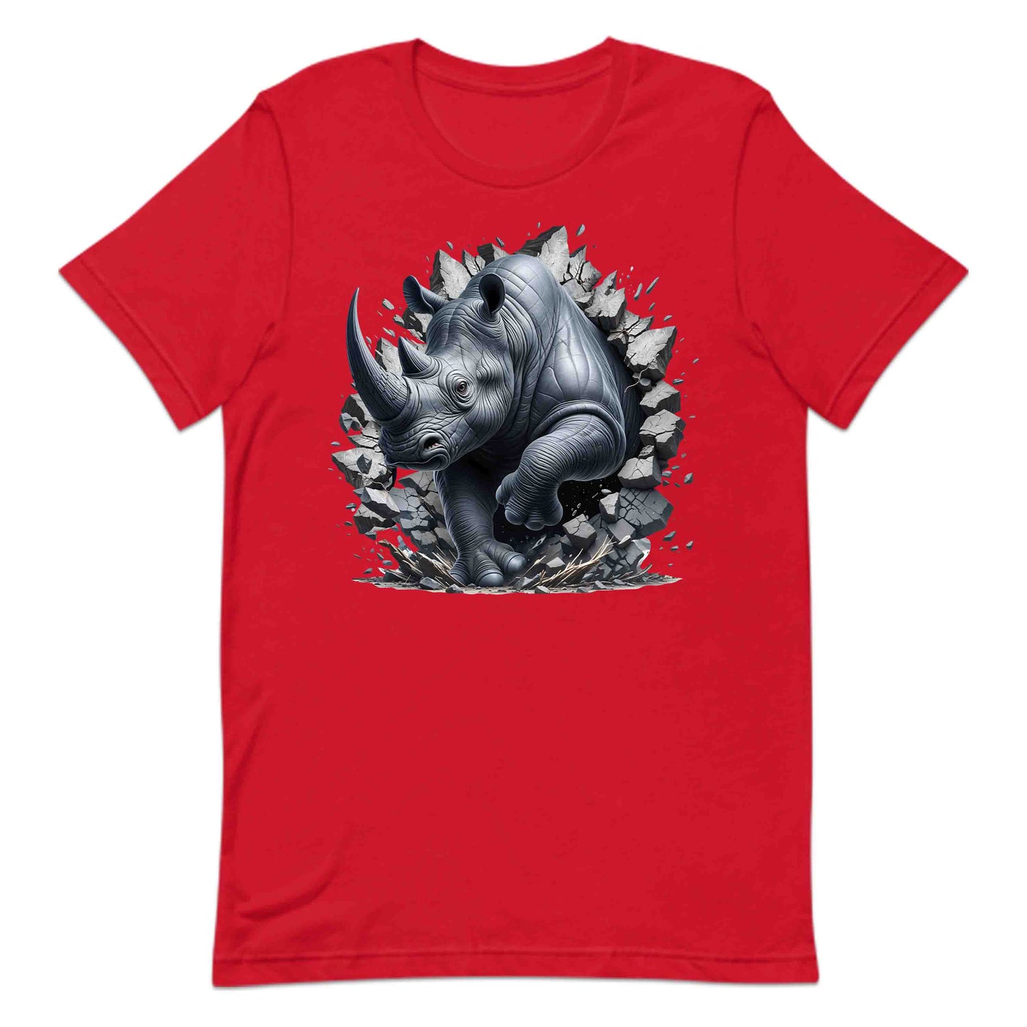 Rhinoceros Breaking Through Wall 3D Realistic Rhinoceros | PRODUCT CODE: RHNISBRKPOCKM