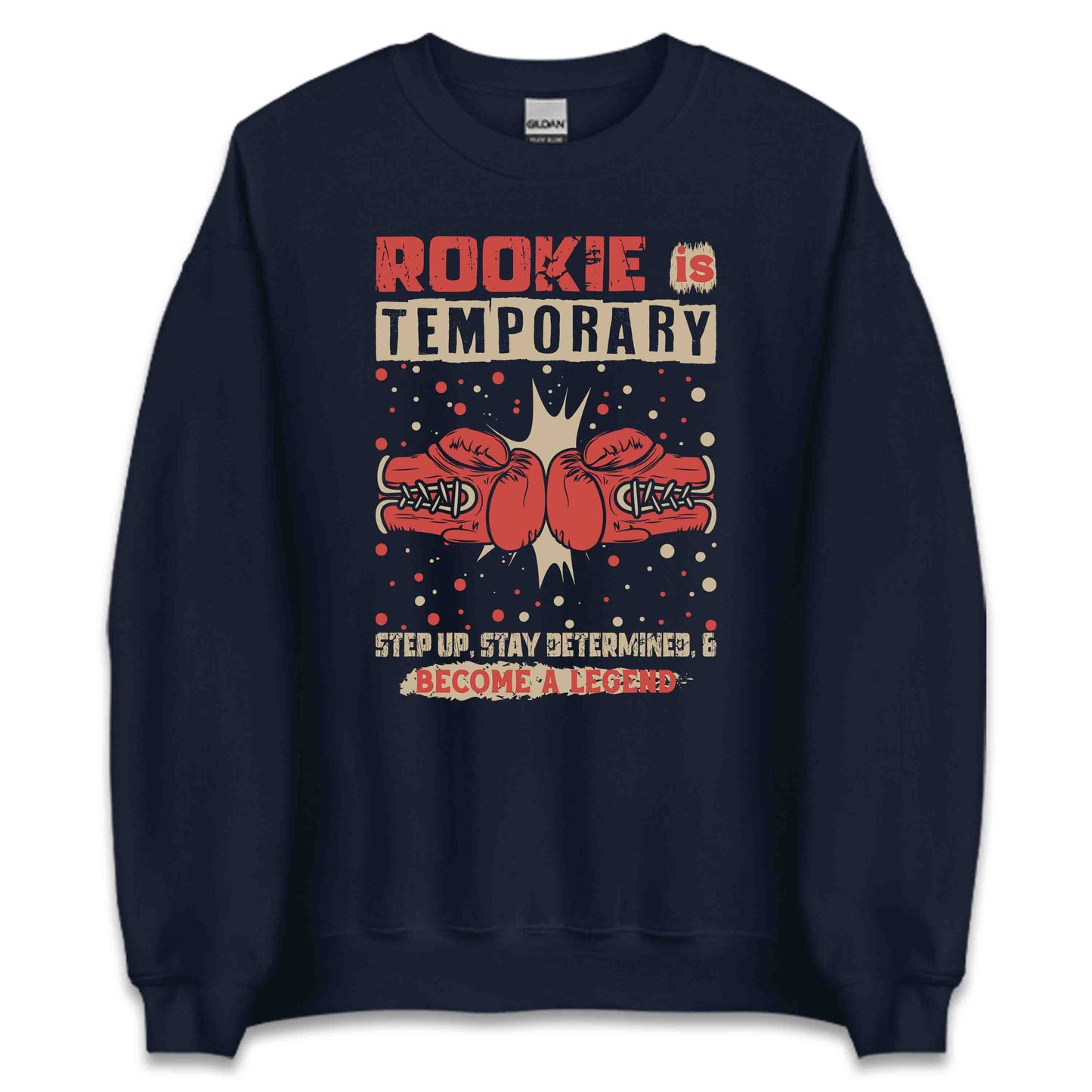 Rookie is Temporary Boxing Inspirational | PRODUCT CODE: RKOESITMPYNSGL