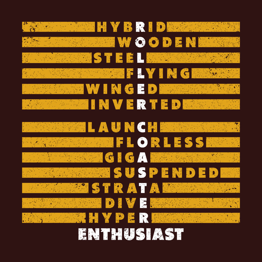 Roller Coaster Enthusiast Theme Park Thrill Ride | PRODUCT CODE: RLOCTASETHA