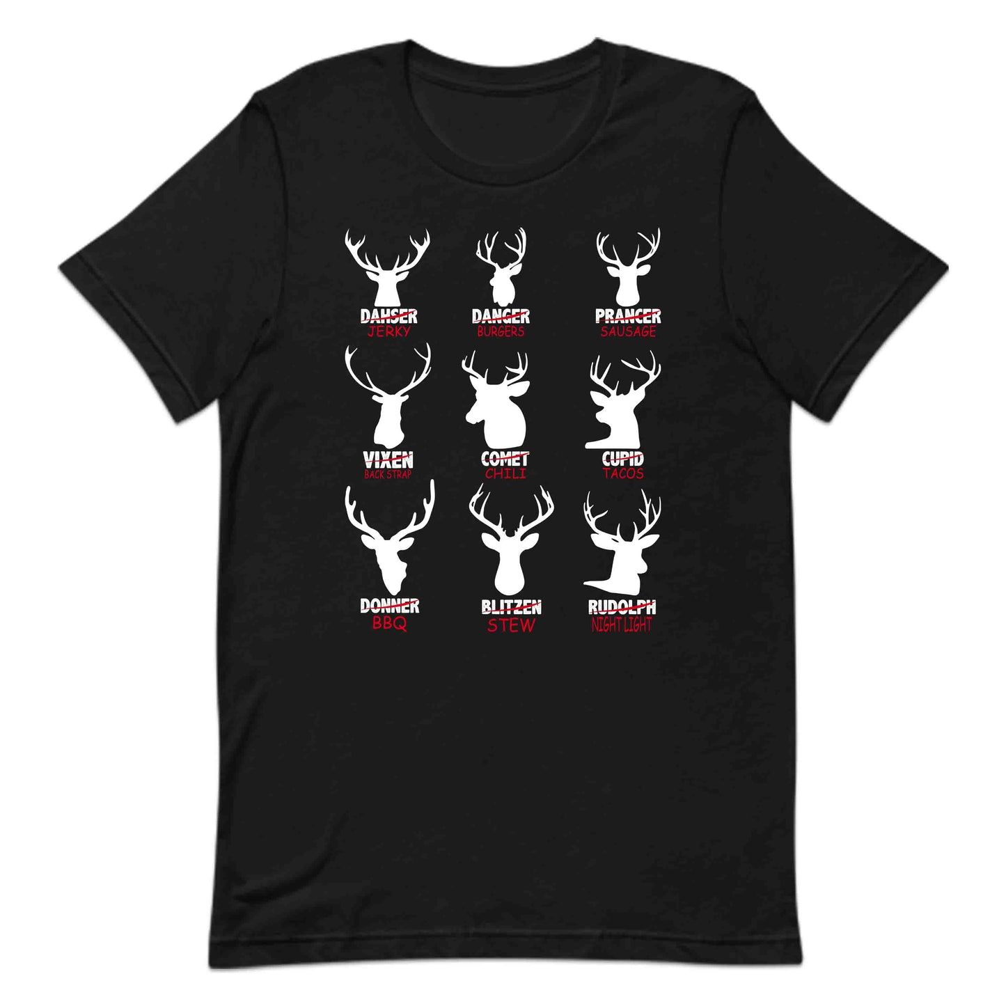 Reindeer Meat Cuts Christmas Hunter Xmas Deer Hunting | PRODUCT CODE: RNDMTCUSHNE