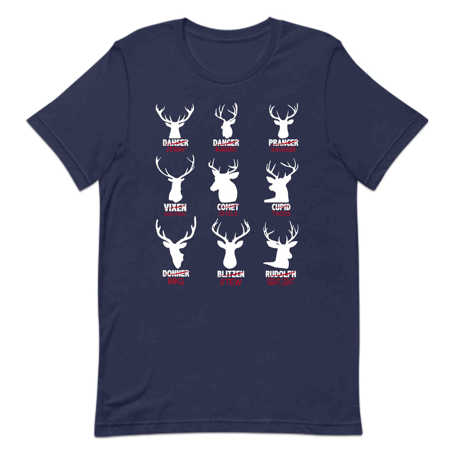 Reindeer Meat Cuts Christmas Hunter Xmas Deer Hunting | PRODUCT CODE: RNDMTCUSHNE