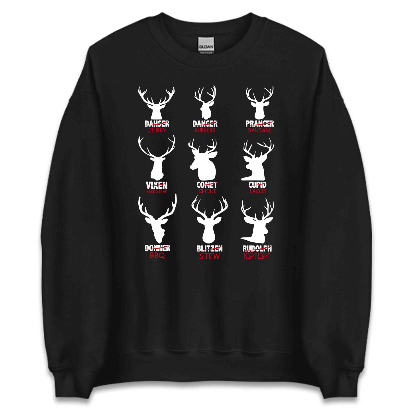 Reindeer Meat Cuts Christmas Hunter Xmas Deer Hunting | PRODUCT CODE: RNDMTCUSHNE