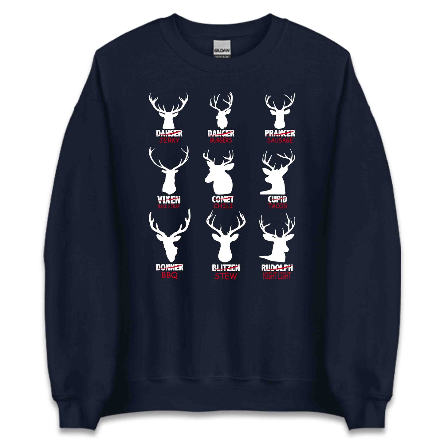 Reindeer Meat Cuts Christmas Hunter Xmas Deer Hunting | PRODUCT CODE: RNDMTCUSHNE