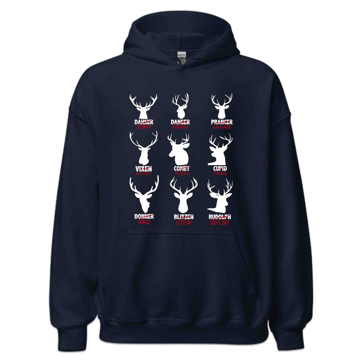 Reindeer Meat Cuts Christmas Hunter Xmas Deer Hunting | PRODUCT CODE: RNDMTCUSHNE